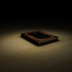 Book animate open 3d model