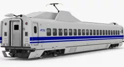 Bullet Train JR700 Passenger Car Japan Railways 3d model
