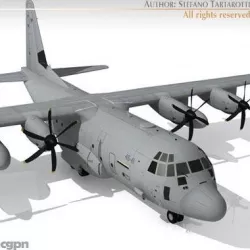 C-130J 3d model