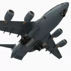 C-17 Globemaster with Interior 3d model
