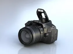 Canon 600D 3d model