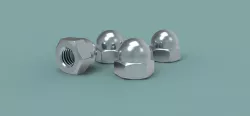 Cap nut M10 3d model