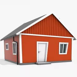 Cartoon House 3d model