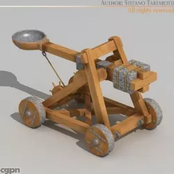 Catapult 3d model