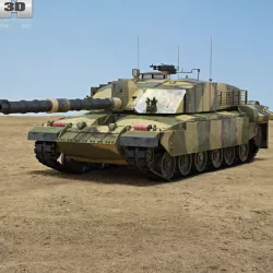 Challenger 2 3d model