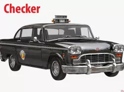Checker Cab 3d model