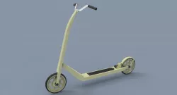 Children kick scooter 3d model