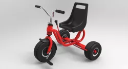 Children trike 3d model