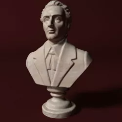 Chopin Bust 3d model