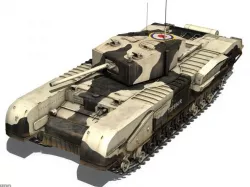 Churchill MK.III Kingforce 3d model