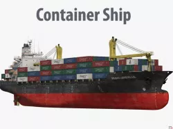Container Ship 3d model