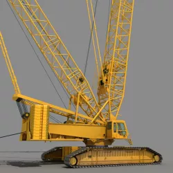 Crawler Crane 3d model