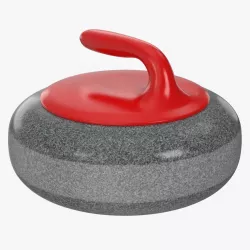 Curling Stone 3d model
