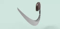 Custom fantasy knife 3d model