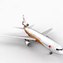 DC-10 Air China 3d model