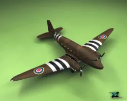 DC-3 / C-47 3d model