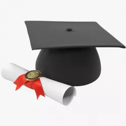 Degree Scroll and Graduation Cap 3d model