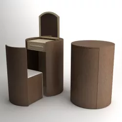 Dressing Table Set 3d model