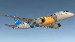 Embraer E-Jet E175-E2 Rigged 3d model