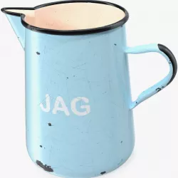 Enamel Jug Old 3d model