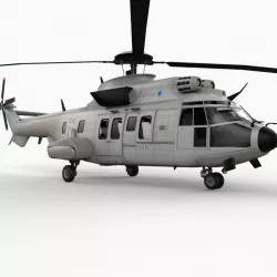 Eurocopter Super Puma 3d model