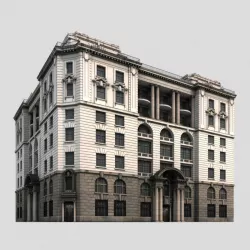 European Building 3d model