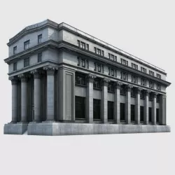 European building 3d model