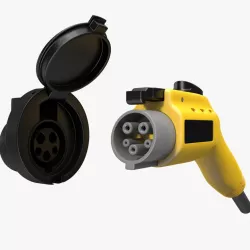 EV Charging Plug Socket 3d model