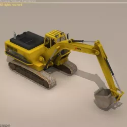 Excavator 3d model