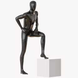 Faceless male mannequin 25 3d model