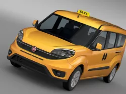 Fiat Doblo Maxi Taxi 152 2015 3d model