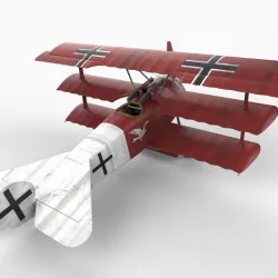Fokker Dr.I Triplane 3d model