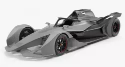 Formula E Car Generic 3d model