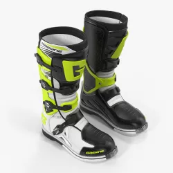Gaerne SG10 Boots Black White Yellow 3d model