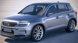 Generic SUV crossover 2018 3d model