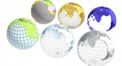 Geopolitical Globe 3d model