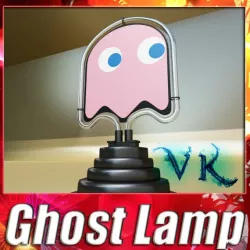 Ghost lamp. (pac-man) 3d model