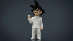 GOKU GROOM 3d model