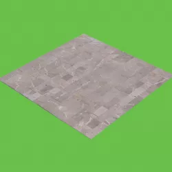 Gray Tile Floor 3d model