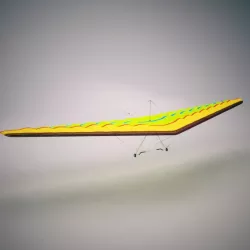 Hang Glider 3d model