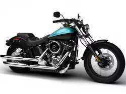 Harley-Davidson FXS Softail Blackline 2012 3d model