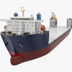 Heavy Load Ship 3d model
