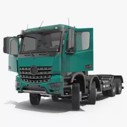 Heavy Utility Truck 8X8 Rigged 3d model