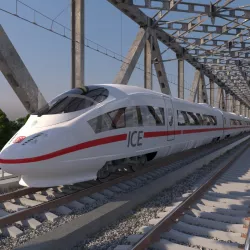 High-speed Electric Train ICE 3 Siemens Velaro E Germany 3d model