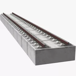 Highspeed Railway Section 3d model