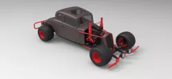 Hot rod 3d model