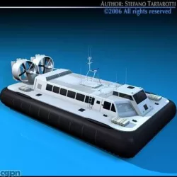 Hovercraft 3d model