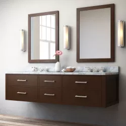 HUTTON DOUBLE FLOATING VANITY 3d model