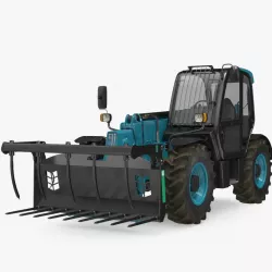 Hydraulic Telehandler Grabber Generic 3d model