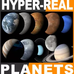 Hyper-Real Planets Pack 2.0 3d model